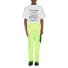 Ανδρικό Balenciaga SS21 Word με κοντά μανίκια, λευκό 641613TJVI59040