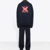 Ανδρικό Balenciaga X-Rated Μαύρο Κόκκινο Μαύρο 620973TIVA81076