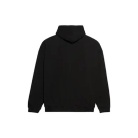 Ανδρικό φαρδύ κλασικό μαύρο φούτερ Balenciaga με τυπωμένο αλφάβητο 620973TIVD41000