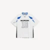 Ανδρικό φαρδύ T-shirt Balenciaga | NBA Collaboration σε λευκό/πολύχρωμο