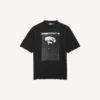 Ανδρικό φαρδύ T-shirt «The Song of the Highest Tower» σε μαύρο χρώμα