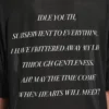 Ανδρικό φαρδύ T-shirt «The Song of the Highest Tower» σε μαύρο χρώμα