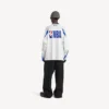 Ανδρικό φούτερ Balenciaga | NBA collaboration oversized με μακριά μανίκια σε λευκό/πολύχρωμο