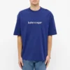Ανδρικό μπλουζάκι Balenciaga με λογότυπο αλφάβητου, κοντό μανίκι, μπλε 612966TIV541195