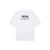 Ανδρικό μπλουζάκι Balenciaga με σύντομο μανίκι και τύπωμα αλφαβήτου, λευκό 620969TIV749040