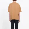Ανδρικό μπλουζάκι Balenciaga με τυπωμένο αλφάβητο, κοντομάνικο, κρεμ-κίτρινο 594579TGV609605