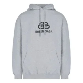 Ανδρικό μπλουζάκι Balenciaga με τυπωμένο λογότυπο, γκρι 570811THV781300 Ανδρικό μπλουζάκι Balenciaga με τυπωμένο λογότυπο, γκρι 570811THV781300