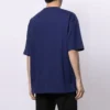 Ανδρικό μπλουζάκι Balenciaga SS21 με τυπωμένο λογότυπο και αλφάβητο, κοντό μανίκι, μπλε, 612966TIV545400