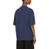 Ανδρικό μπλουζάκι Balenciaga SS21 Retro με κοντά μανίκια, μπλε 612966TJV874866