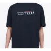 Ανδρικό μπλουζάκι Balenciaga Top Model, ρετρό πλεκτό, στενή εφαρμογή, κοντό μανίκι, μαύρο 612966TIV821000