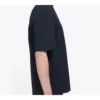 Ανδρικό μπλουζάκι Balenciaga Top Model, ρετρό πλεκτό, στενή εφαρμογή, κοντό μανίκι, μαύρο 612966TIV821000