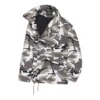 Ανδρικό μπουφάν Balenciaga FW21 με ανοιχτούς ώμους, γκρι 663004TKLD41240