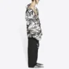 Ανδρικό μπουφάν Balenciaga FW21 με ανοιχτούς ώμους, γκρι 663004TKLD41240
