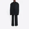 Ανδρικό μπουφάν Balenciaga FW21 Retro Knit Large, μαύρο 662388TAV041000