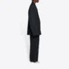 Ανδρικό μπουφάν Balenciaga FW21 Retro Knit Large, μαύρο 662388TAV041000