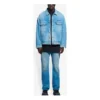 Ανδρικό μπουφάν Balenciaga SS21 Classic Logo από τζιν, ανοιχτό μπλε 657608TDW154307