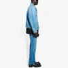 Ανδρικό μπουφάν Balenciaga SS21 Classic Logo από τζιν, ανοιχτό μπλε 657608TDW154307