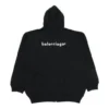 Ανδρικό μπουφάν Balenciaga SS21 με φερμουάρ και μακριά μανίκια, μαύρο 641659TIV551070