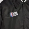 Ανδρικό μπουφάν Coach της Balenciaga | Συνεργασία με την NBA, σε μαύρο χρώμα