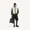 Ανδρικό μπουφάν «Varsity» Balenciaga | Συνεργασία με την NBA σε χρώμα ιβουάρ