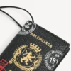Ανδρικό μπρελόκ-θήκη για κάρτες ταξιδιωτικού διαβατηρίου σε μαύρο/πολύχρωμο