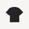 Ανδρικό oversized T-shirt «Lady in Shades» σε μαύρο χρώμα