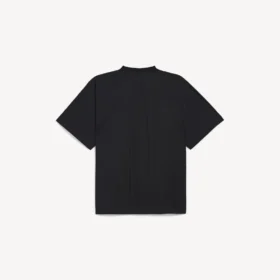 Ανδρικό oversized T-shirt «Lady in Shades» σε μαύρο χρώμα
