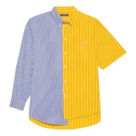 Ανδρικό πουκάμισο Balenciaga SS21 με ρίγες και φαρδιά μανίκια 658850TIM369086