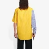 Ανδρικό πουκάμισο Balenciaga SS21 με ρίγες και φαρδιά μανίκια 658850TIM369086