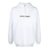 Ανδρικό πουλόβερ Balenciaga με λογότυπο, Oversize, Λευκό 570811TIV559040