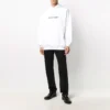 Ανδρικό πουλόβερ Balenciaga με λογότυπο, Oversize, Λευκό 570811TIV559040