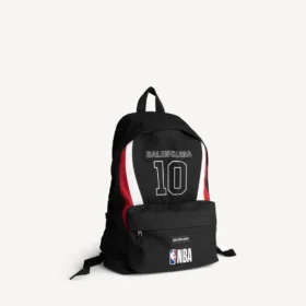 Ανδρικό σακίδιο πλάτης Balenciaga | NBA Collaboration Explorer σε μαύρο/λευκό/κόκκινο βερμιλιόν