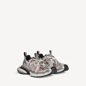 Ανδρικό Sneakers 3XL Extreme Laces B σε γκρι/ασημί/κόκκινο/μαύρο