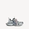 Ανδρικό Sneakers 3XL με διαχωρισμένο λογότυπο σε λευκό/ναυτικό μπλε/γκρι