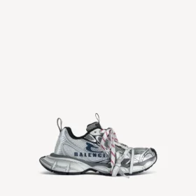 Ανδρικό Sneakers 3XL με διαχωρισμένο λογότυπο σε λευκό/ναυτικό μπλε/γκρι