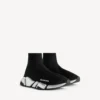 Ανδρικό Sneakers Speed 2.0 από ανακυκλωμένο πλεκτό ύφασμα σε μαύρο/ασημί
