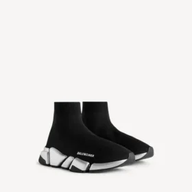 Ανδρικό Sneakers Speed 2.0 από ανακυκλωμένο πλεκτό ύφασμα σε μαύρο/ασημί