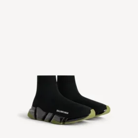 Ανδρικό Sneakers Speed 2.0 με πλήρως διαφανή σόλα από ανακυκλωμένο πλεκτό ύφασμα σε μαύρο/χακί