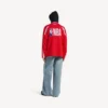 Ανδρικό T-shirt Balenciaga | NBA collaboration, oversized, μακρυμάνικο, σε κόκκινο/πολύχρωμο
