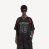 Ανδρικό T-shirt Balenciaga | Συνεργασία με την NBA, oversized, σε μαύρο/πολύχρωμο