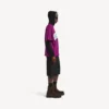 Ανδρικό T-shirt Balenciaga | Συνεργασία με την NBA, oversized, σε μωβ χρώμα