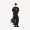 Ανδρικό T-shirt i<3 u με μέτρια εφαρμογή σε μαύρο χρώμα