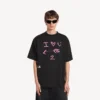 Ανδρικό T-shirt i<3 u με μέτρια εφαρμογή σε μαύρο χρώμα