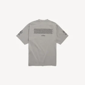 Ανδρικό T-shirt WFP με μεσαία εφαρμογή σε γκρι χρώμα Balenciaga