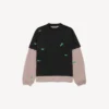 Ανδρικό υβριδικό διπλό T-shirt 520 stickers σε μαύρο/πράσινο