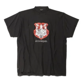 Antwerpen Inside-out Oversized T-shirt “Black” 787358TQVP71083