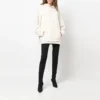 Αθλητική φούτερ με κουκούλα και κορδόνια, oversized “Λευκό” 600583TLVA19080