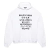 Αθλητική μπλούζα με κουκούλα και τύπωμα, Unisex, Λευκό 641679TJVI69040