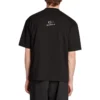 Αθλητικό κοντομάνικο T-shirt με το λογότυπο B «Μαύρο» 612966TNVF21070