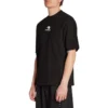 Αθλητικό κοντομάνικο T-shirt με το λογότυπο B «Μαύρο» 612966TNVF21070